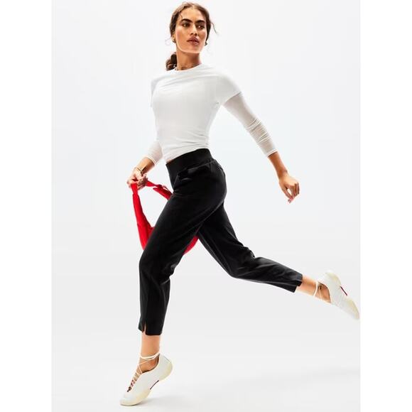 Athleta Brooklyn Mid Rise Ankle Pant Womens Sz 8 Performance Athleisure - Picture 1 of 11